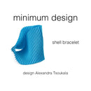 Γυναικείο βραχιόλι πολυμορφικό θαλασσί.