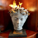 Χειροποίητο φωτιστικό γλυπτό.