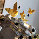 Χειροποίητο φωτιστικό γλυπτό.