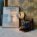 Χειροποίητο φωτιστικό που μοιάζει με παλιά φωτογραφική μηχανή.