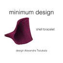 Γυναικείο βραχιόλι μπορντό.