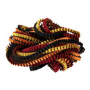 Καλοκαιρινό κολιέ σε κόκκινες και μαύρες αποχρώσεις.