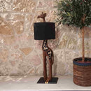 Ξύλινο φωτιστικό χειροποίητο