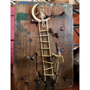 Βάση λαμπατέρ για κρεβατοκάμαρα από ξύλο θαλάσσης.