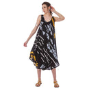 Flowy summer dress with shoulder straps.