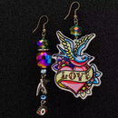 Πρωτότυπα σκουλαρίκια κρεμαστά με χελιδόνι