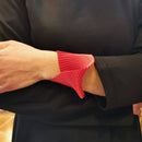 Πρωτότυπο βραχιόλι κόκκινο υφασμάτινο.