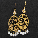 Ρομαντικά σκουλαρίκια κρεμαστά