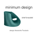 Πρωτότυπο βραχιόλι υφασμάτινο πράσινο κυπαρισσί.